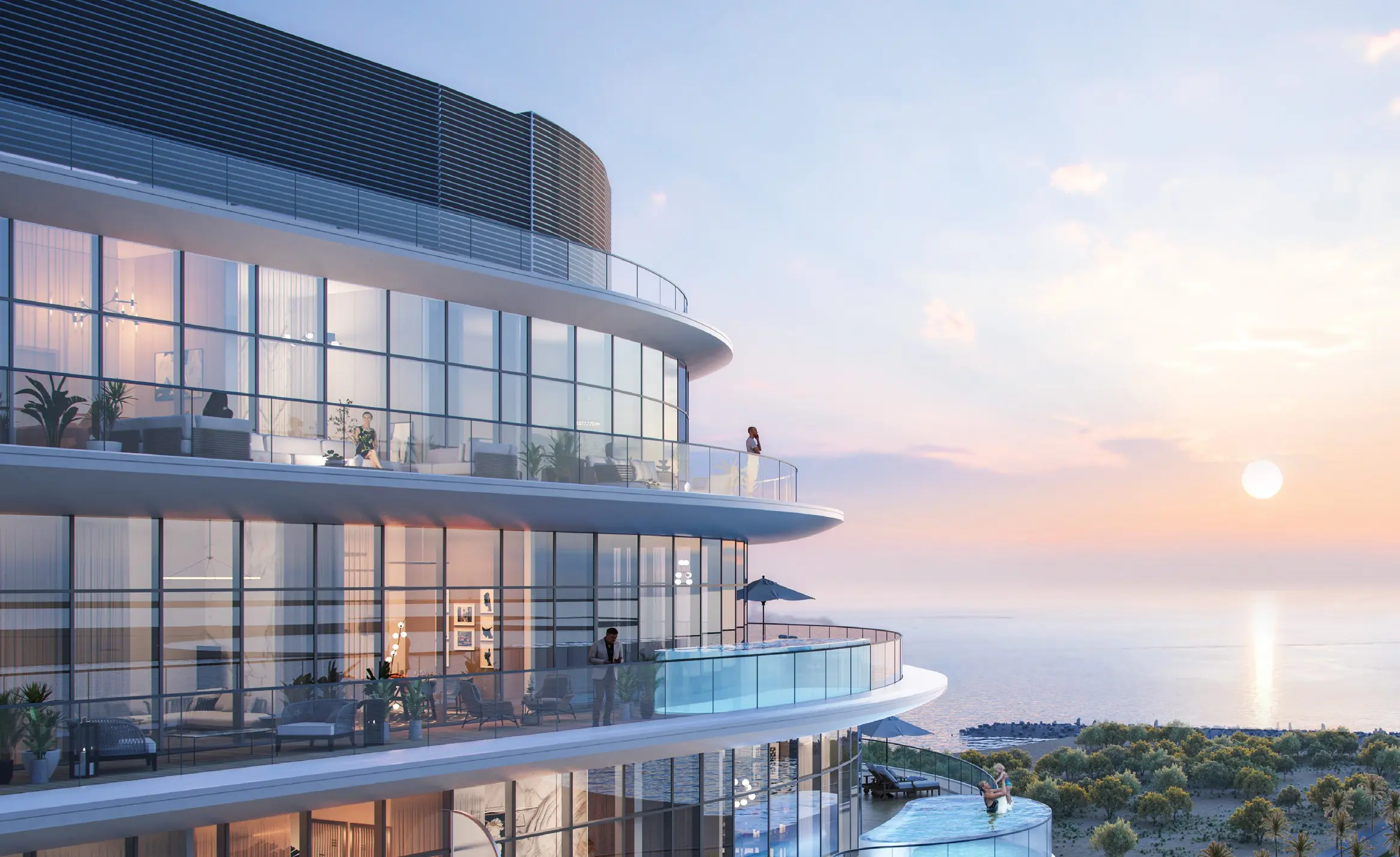 Панорамные виды на Персидский залив