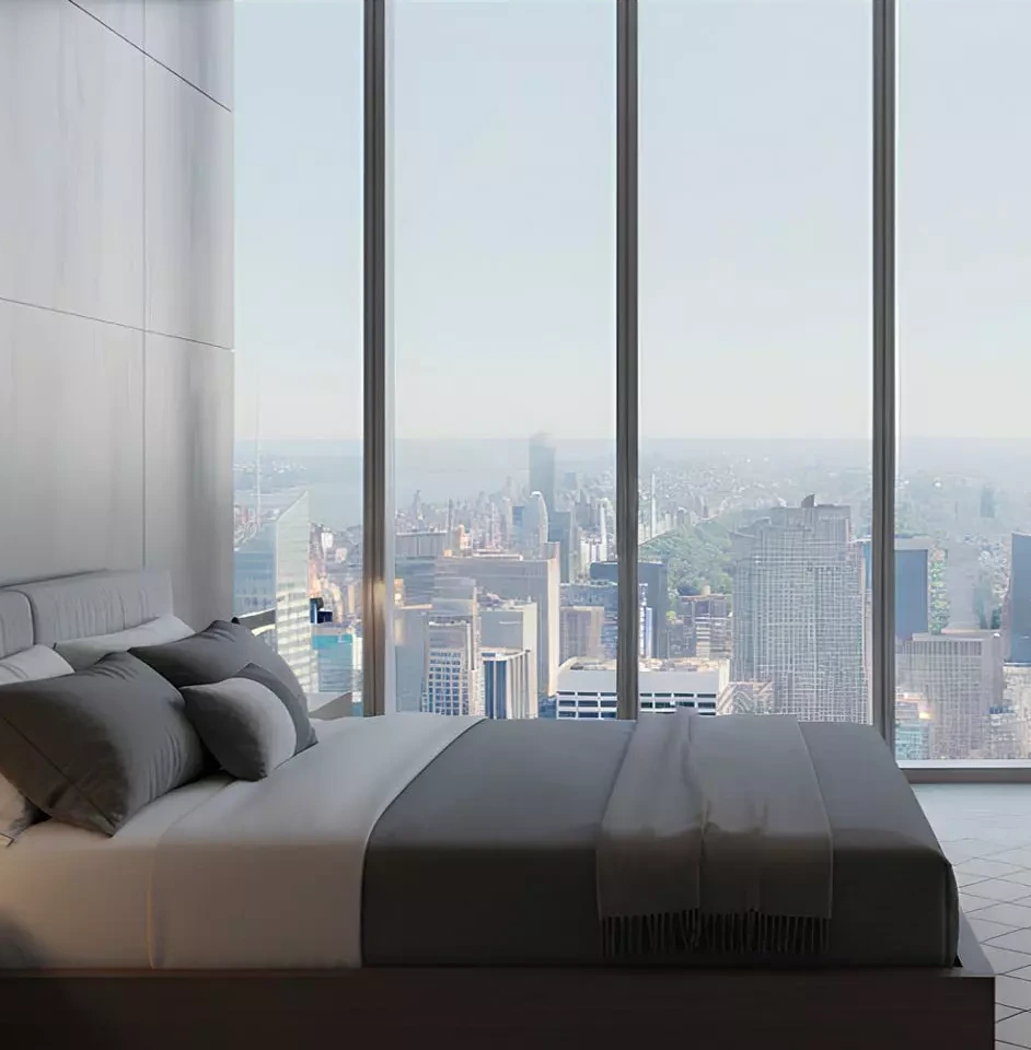 Просторные спальни и гардеробные комнаты