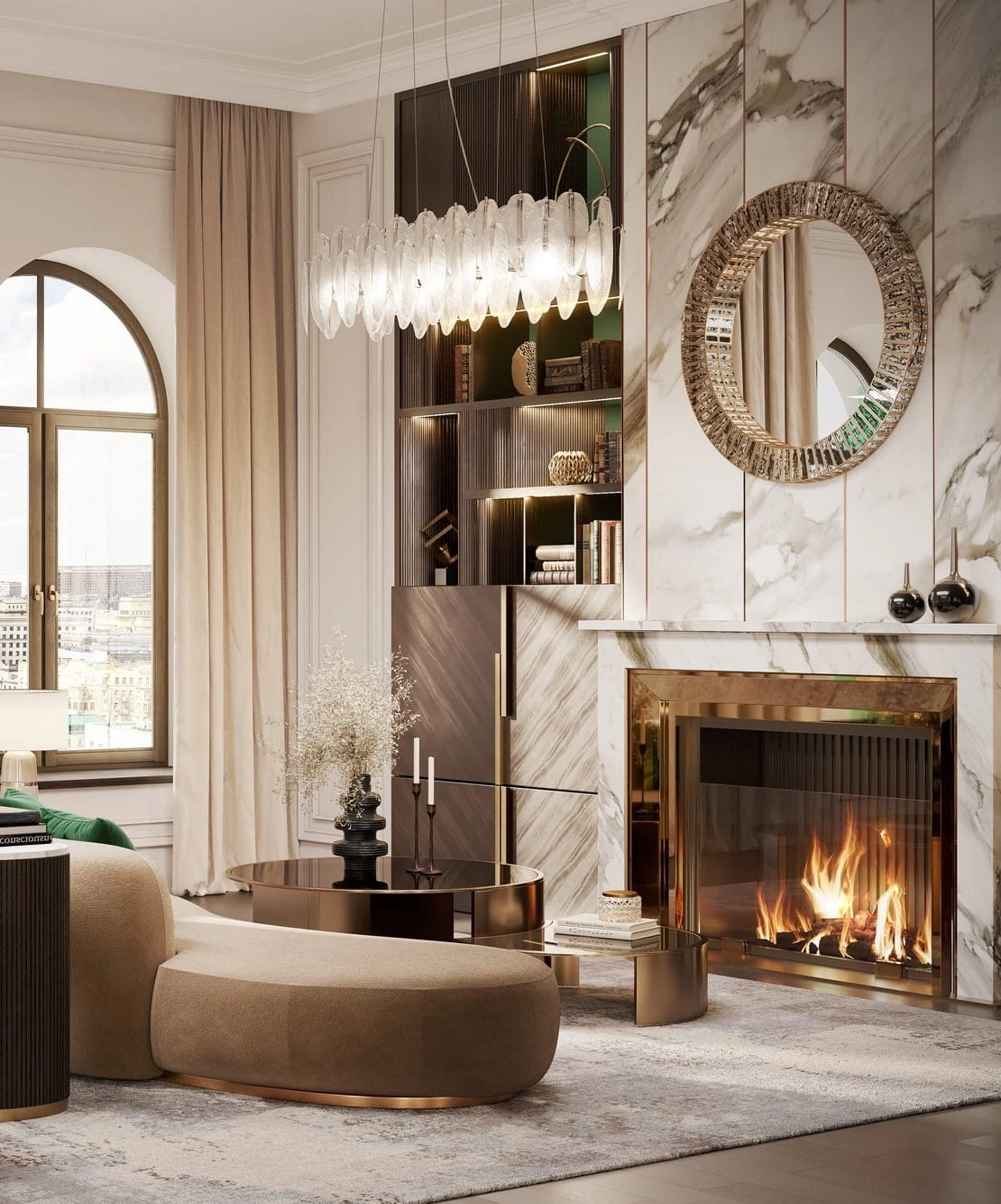 Квартиры с дровяными каминами