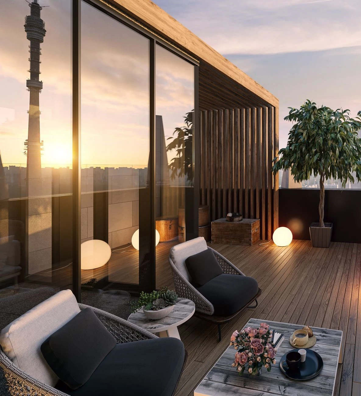 Квартиры с террасами