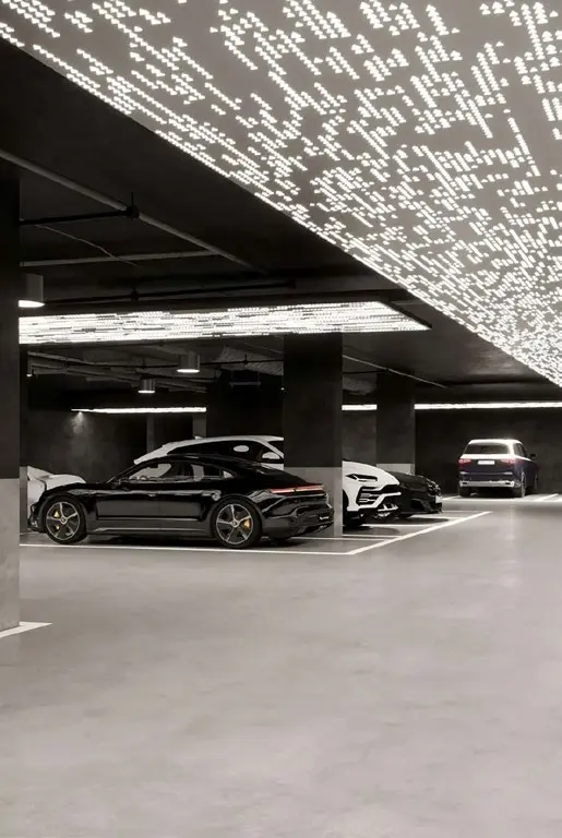 Двухуровневый подземный паркинг на 275 машино-мест