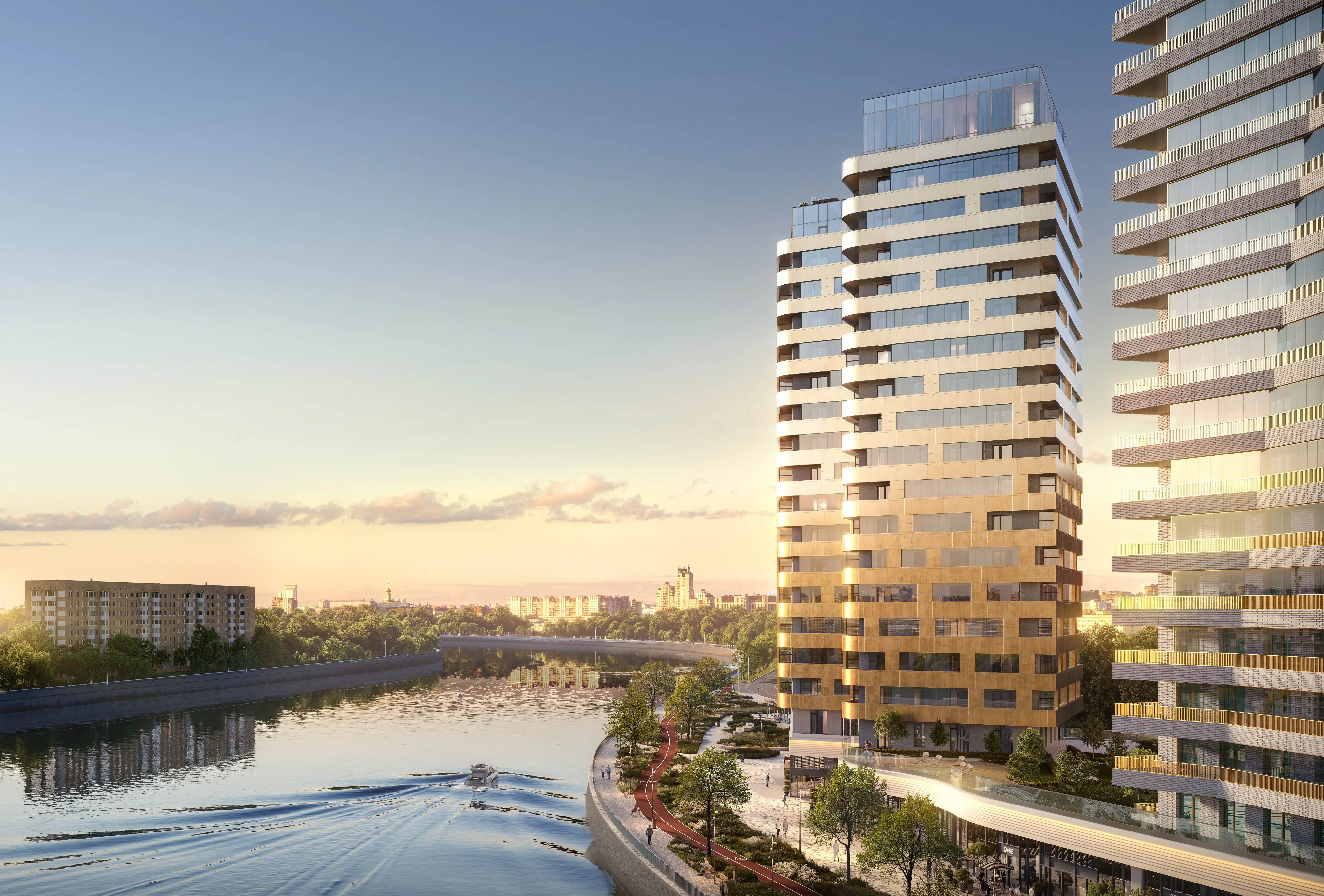 Прямой выход к воде