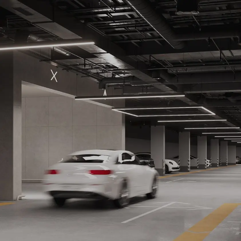 Подземный паркинг с автомойкой