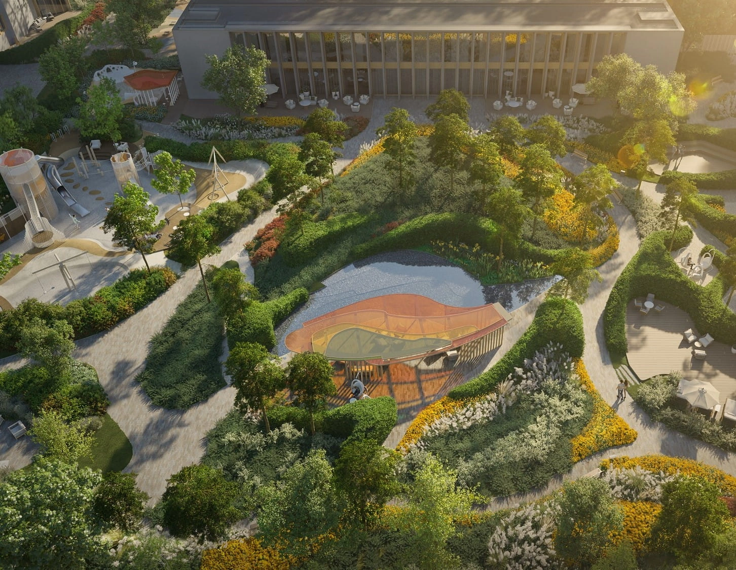 Самый большой в элитном сегменте собственный парк площадью 3.1 га