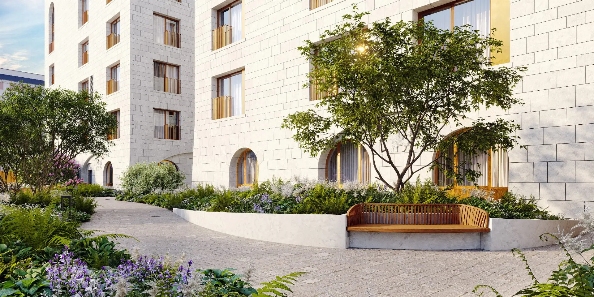 Всесезонный двор-сад