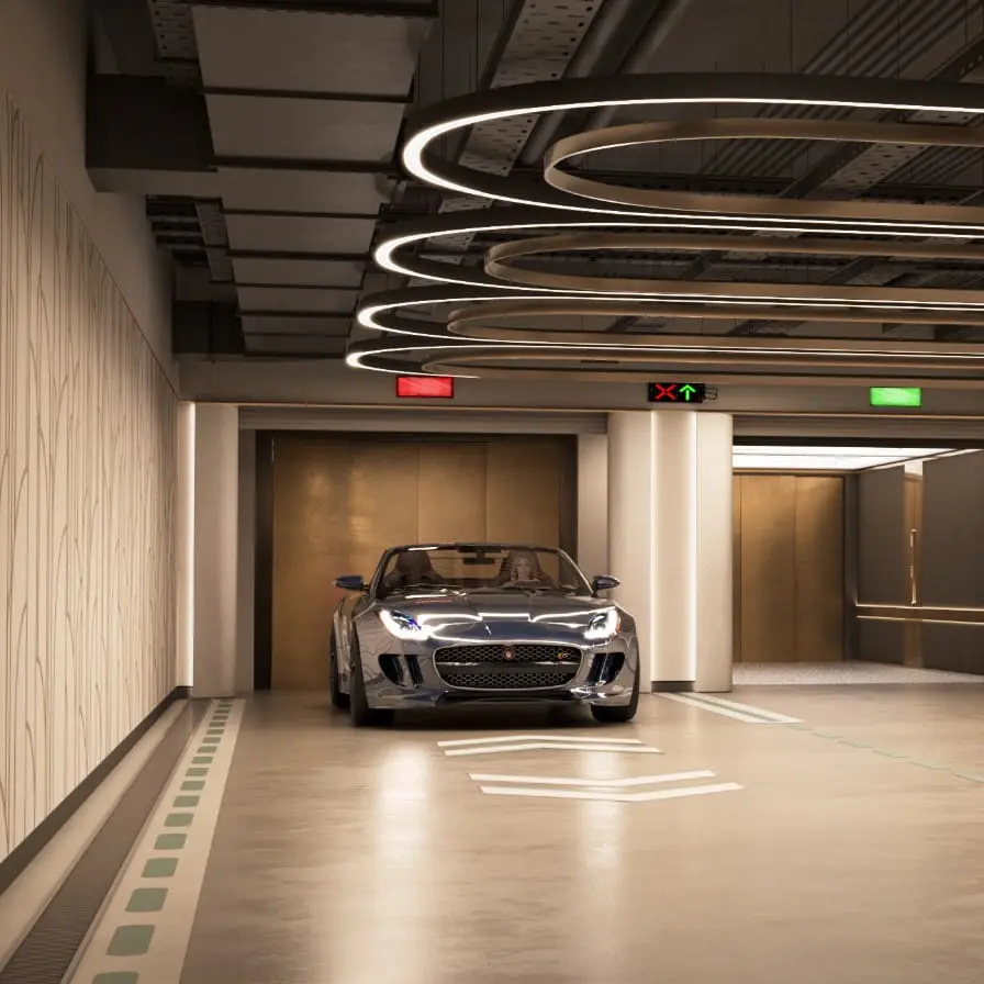 Паркинг на 40 машино-мест