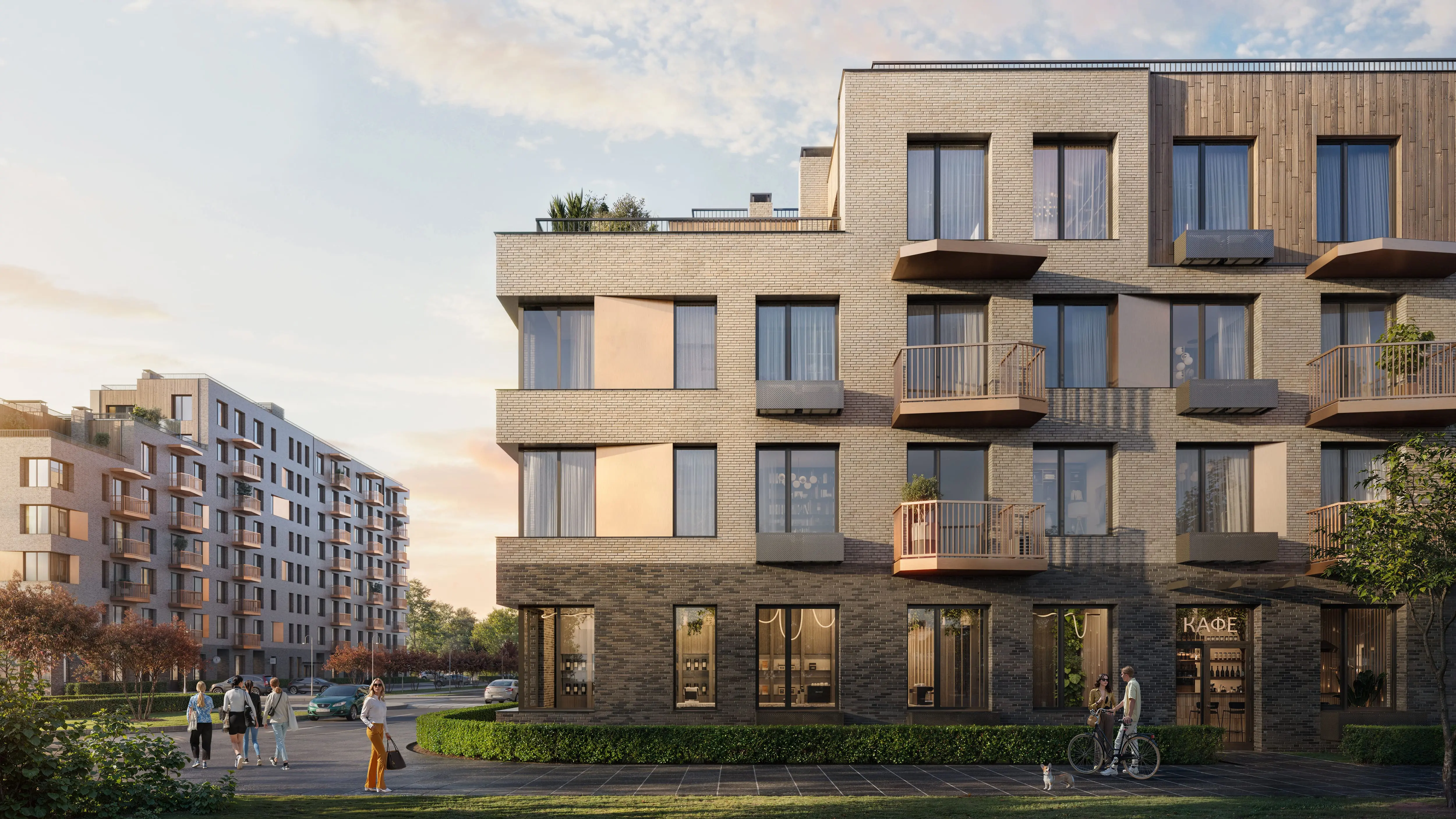 5 малоэтажных корпусов