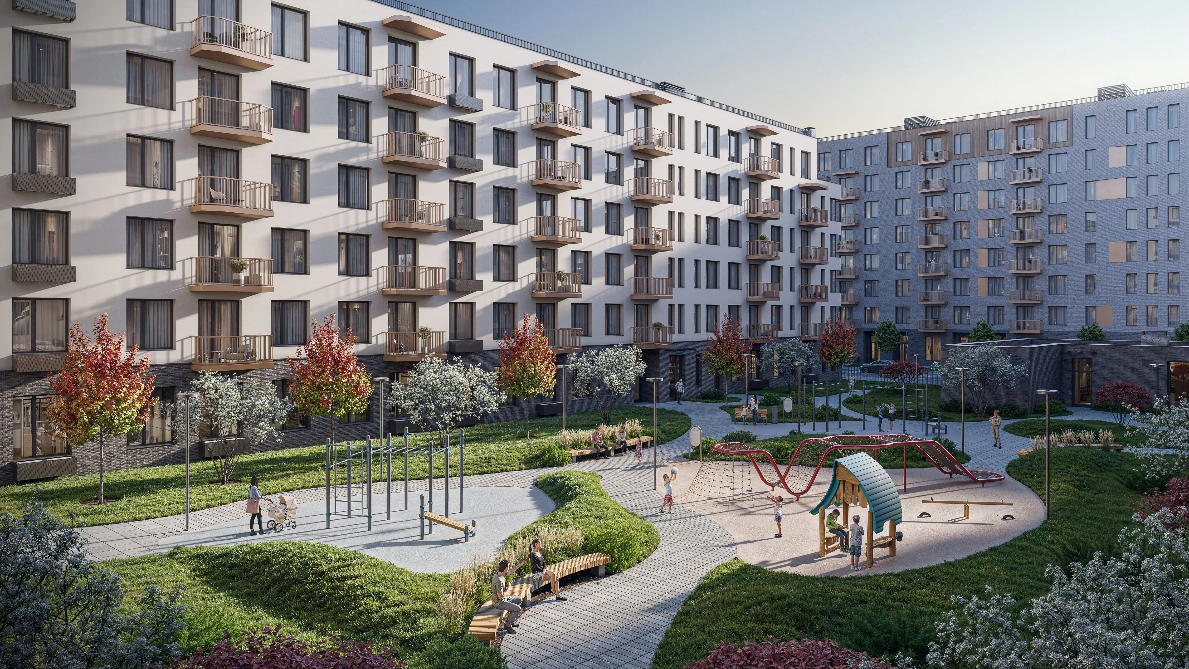 На территории будет построен детский сад на 180 мест