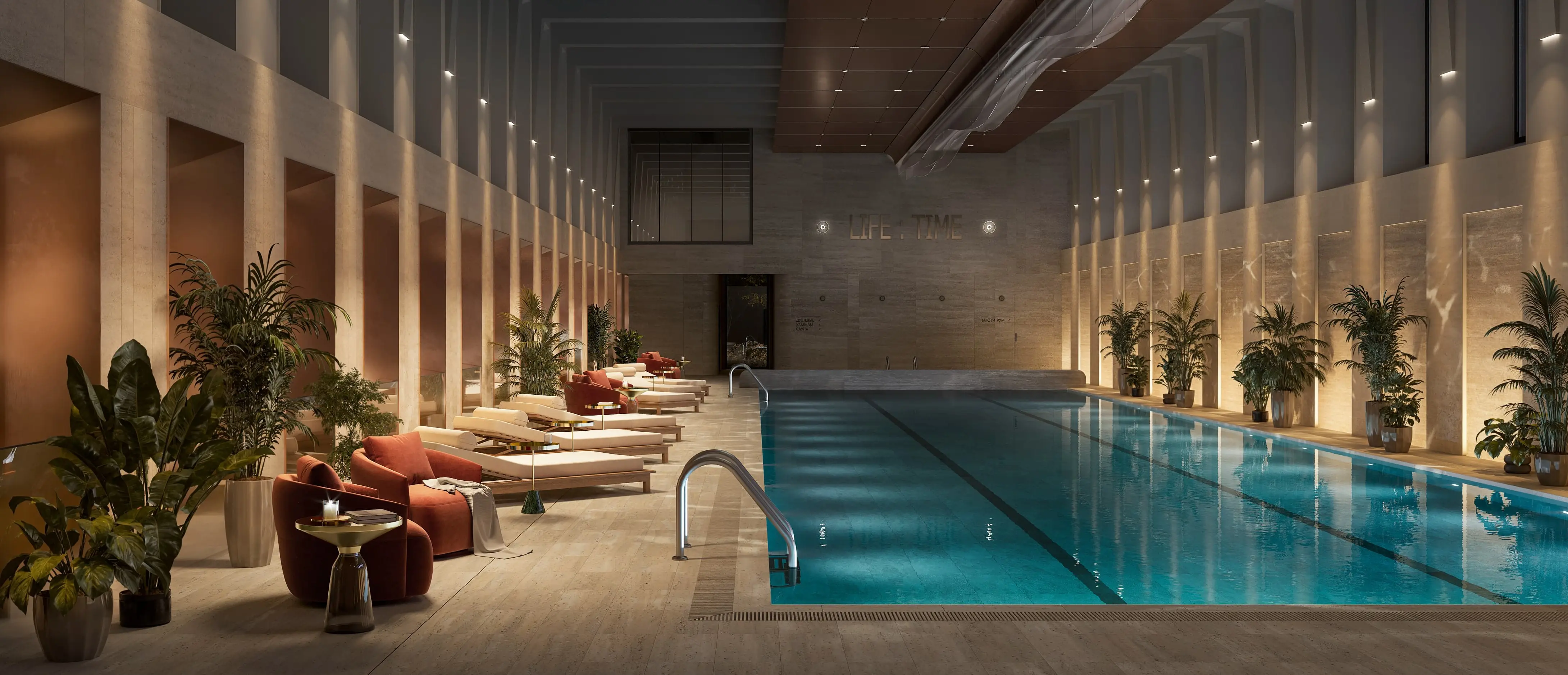 Фитнес с бассейном 25 метров