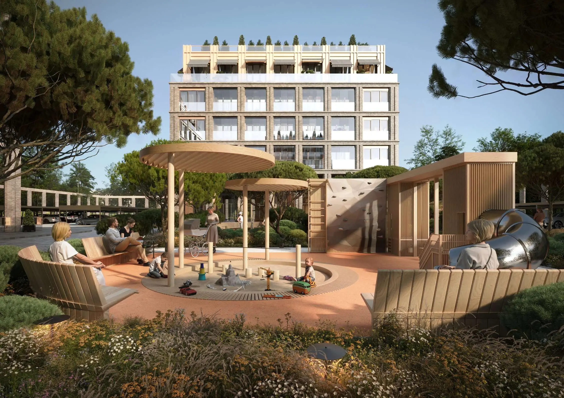 Клубные дома с отдельным входом и камином