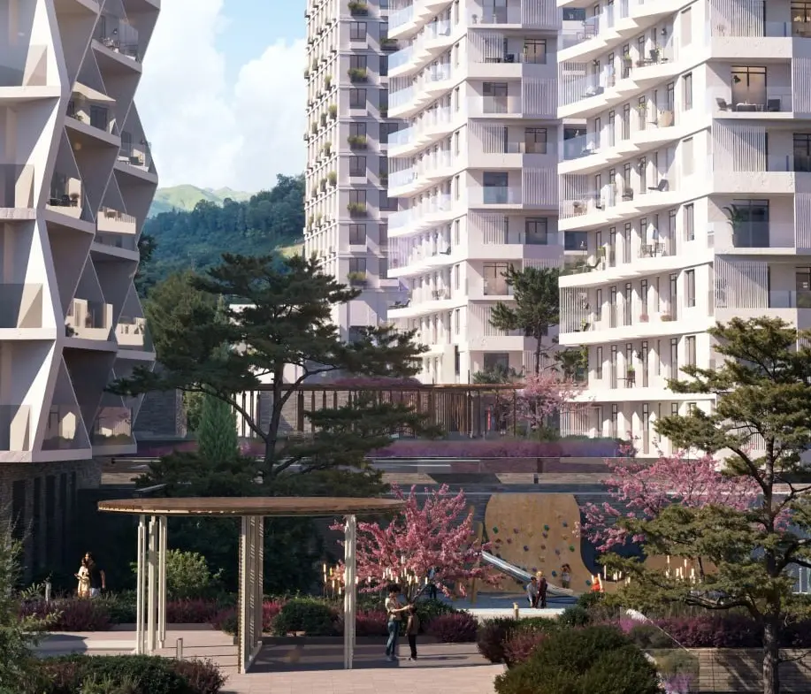 Три жилых квартала с уникальным ландшафтом и архитектурой