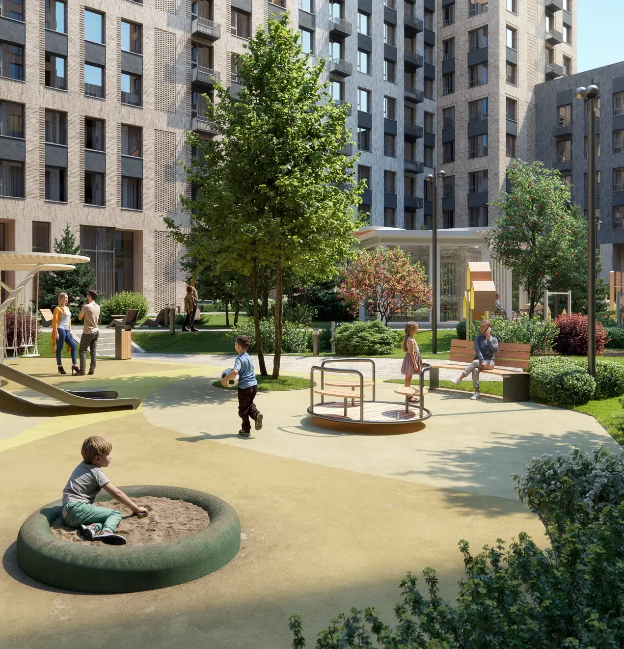 Детские и спортивные площадки