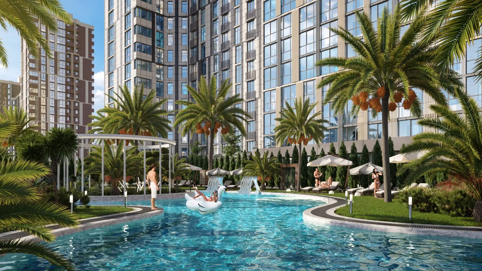 Круглогодичный подогреваемый бассейн