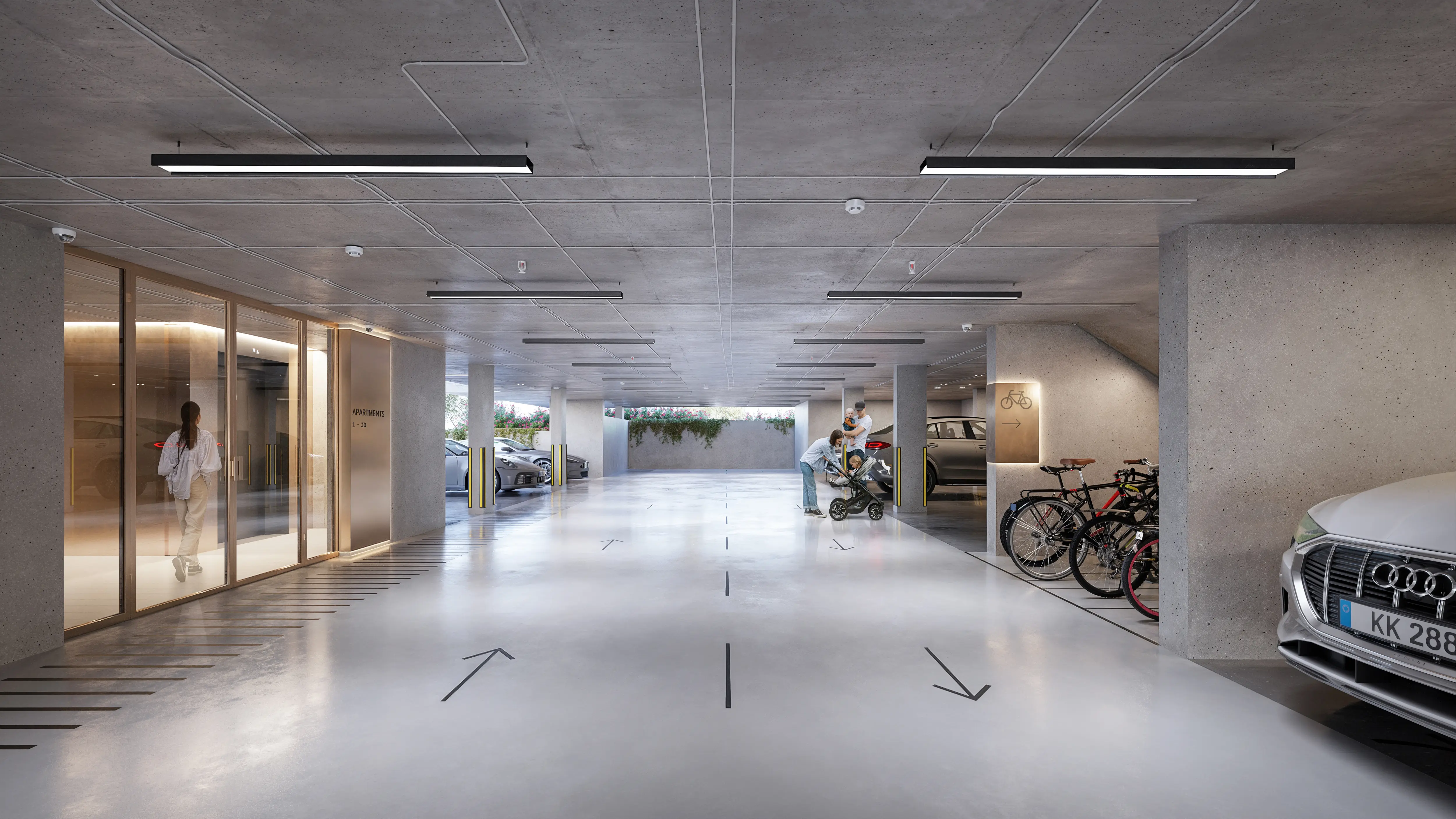 Подземный паркинг