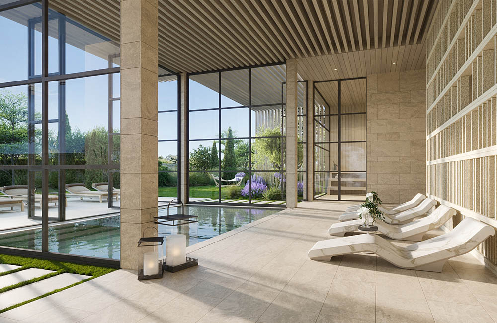 Wellness-центр с открытым бассейном